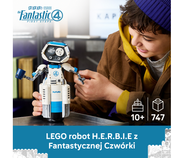LEGO SUPER HEROES 76339 Fantastyczna Czwórka H.E.R.B.I.E. - 1547421 - zdjęcie 4